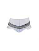 High waist frilled mesh and lace panty Frou Frou